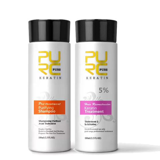 KERATIN TREATMENT SET | PURIFYING SHAMPOO + KERATIN TREATMENT 5%