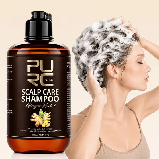 PURC Ginger Herbal Scalp Care Shampoo 300ml
