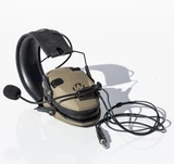 MultiMount Mic attached to Walker's Razor headset with boom extended