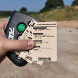 Combat Cards in use during an outdoor range training session