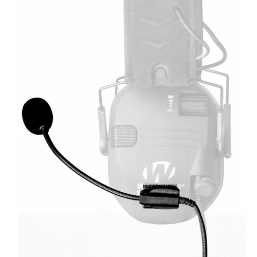 MultiMount Mic boom microphone for electronic hearing protection headsets