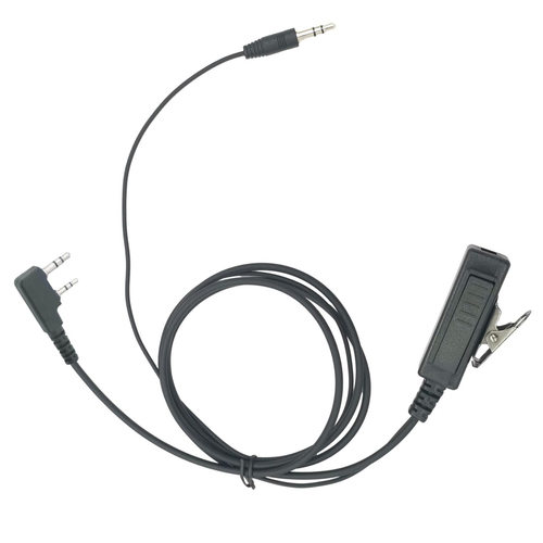 MiniMic Push-To-Talk PTT for Baofeng Radios and 3.5mm Earpro