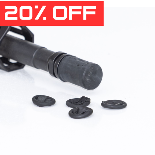 Rubber Rifle Muzzle Cover Cap (5 Pack)