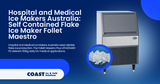 Hospital and Medical Ice Makers: Self Contained Flake Ice Maker Follett Maestro with Pump Out Drain