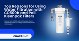 Top Reasons for Using Water Filtration with CD500b and Pall Kleenpak Filters