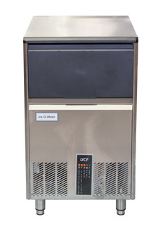 ICEF155 Self Contained Flake Ice Maker (front view)