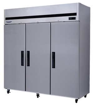 LRT/LFT-72T Upright Deluxe Top Mount Solid Door