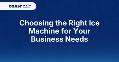 Choosing the Right Ice Machine for Your Business Needs