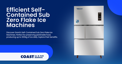 Efficient Self-Contained Sub Zero Flake Ice Machines