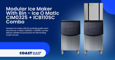 Modular Ice Maker With Bin - Ice O Matic CIM0325 + ICB110SC Combo