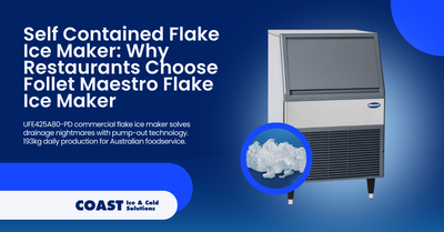 Self Contained Flake Ice Maker: Why Restaurants Choose Follet Maestro Flake Ice Maker with Pump Out Drain