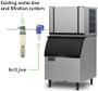 Eco3Ice X4 with Ice-O-Matic CIM0435 Cube Ice Machine