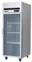 LRT/LFT-771G Upright Deluxe Top Mount Glass Door