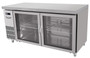 LGRT-2B-1500 S Series Undercounter Glass Door Refrigerator - Depth 700mm