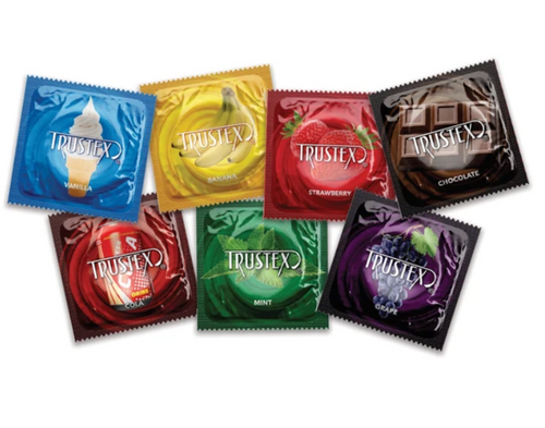 Trustex Assorted Flavors Bulk Wholesale Condoms