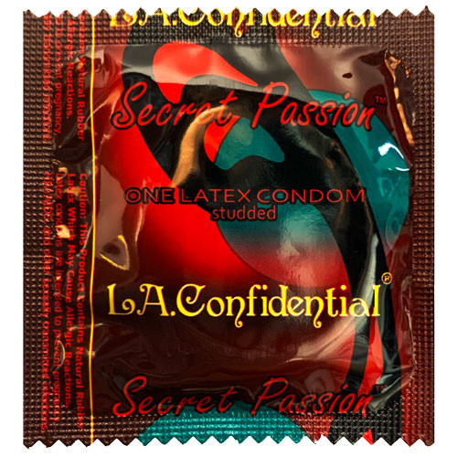 L.A. Confidential Secret Passion Studded Condoms - Wholesale Condom Distributor