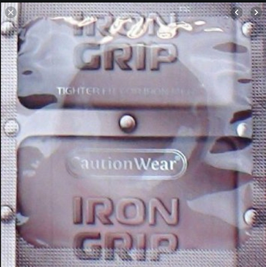 Caution Wear Iron Grip Snugger Fit Condoms