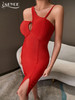 New Summer Red Women's Bodycon Bandage Dress