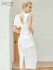  White Bodycon Bandage Dress 