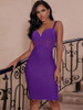 Purple Bandage Dress ..