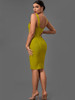  Ribbed Evening Club Party Dress 
