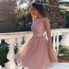Sparkly Pink Homecoming Dress