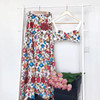 Two Piece Summer Floral Print Dress