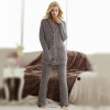 Men and Women's Super Soft  Winter Sleepwear Pajama Set with Long Pants Sleep Set Lounge Wear