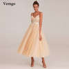 Lace Applique Tulle A Line Prom Dress