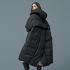 S- 7XL Plus Size Winter Oversize Warm Duck Down Coat Female X-Long Down Warm Jacket Hooded Cocoon