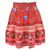 Summer style Casual women beach boho mini skirt