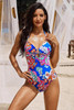 The Side Cut Outs Elastic Tie Beach Swimsuit