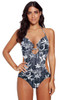The Side Cut Outs Elastic Tie Beach Swimsuit