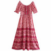 Boho Inspired cherry pink dress