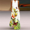 MOVOKAKA Fashion Dress 2021 Beach Casual Sundress Maxi Dresses Summer Plus Size Sleeveles Long Dress