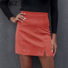 WYBLZ New Micro Mini Skirts 2021 Fall Sexy Girls Skirts Casual Package Hip Short Split Skirts Women
