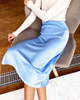 High Waist Satin Silk Skirt