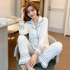 2021 Spring Autumn Long Sleeve Modal Pajama Sets for Women Korean Fashion Sleepwear Pyjamas Homewear