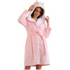2021 Women Robe Cute Animal Design Cotton Bathrobe Ladies Winter Hooded Coral Fleece Bathrobe