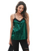 Shiny V-neck Sequined Vest Casual Streetwear Party Wear Cropped Top