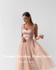 Simple Baby Pink Prom Dress