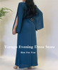 Vintage Mother Dusty Blue Chiffon Evening Dress