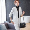 Fall Winter Black White Blazer And Jackets For Business Work