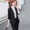 Fall Winter Black White Blazer And Jackets For Business Work