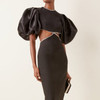 Backless Black Bow Celebrity Club Evening Party Dress