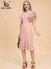  Elegant Ruffles Butterfly Sleeve Sequins Vacation Slim Party Midi Dress