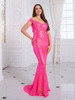 NEW Sparkles Stretch Pink Sequin Off Shoulder Party Dress 