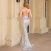  Full Lining Long Maxi Dress Bodycon Mermaid Floor Length Everning Dress