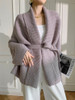 Wool Blend Knitted Sweater Cardigan 