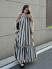 Striped Sling Dress For Women 